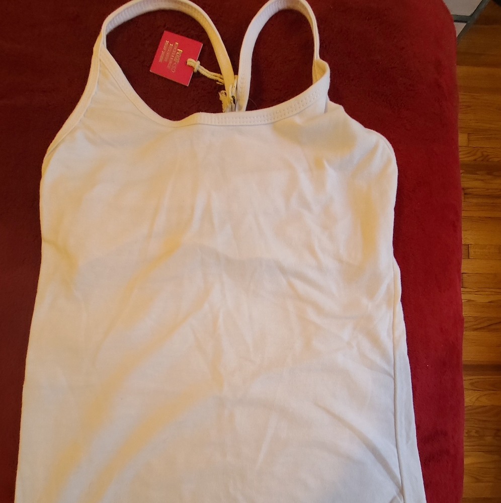 Poof excellence racer back tank top